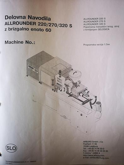 Used 2001 ARBURG 270 S 150-60 U - ALLROUNDER