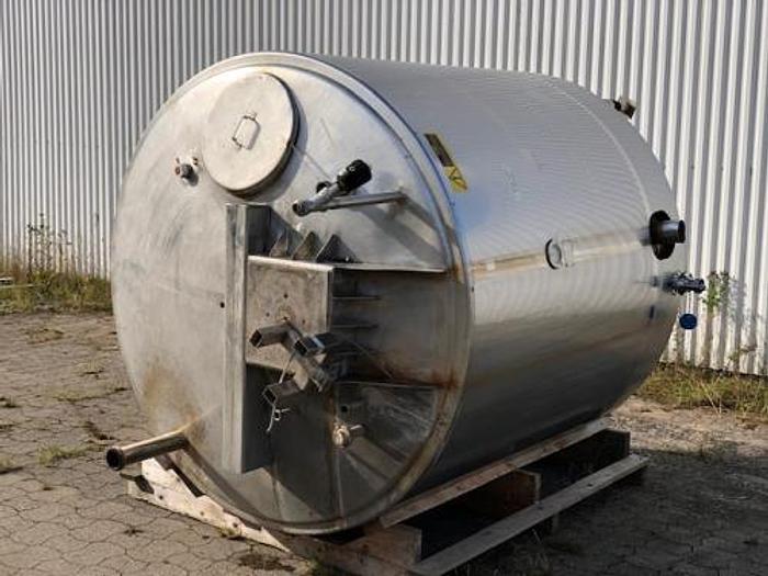 Brugt Isoleret 4 m3 rustfri tank med varme/køling