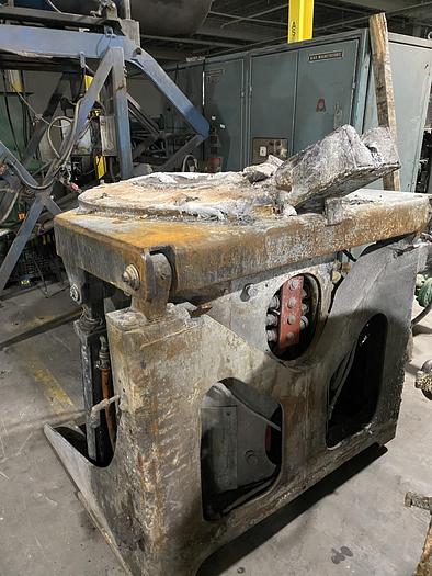 Used INDUCTOTHERM 2000 LB STEEL SHELL FURNACE