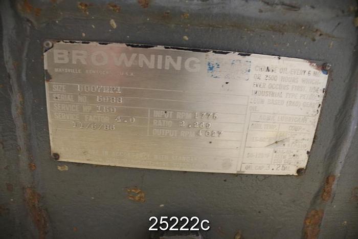 Used Browning Parallel Shaft Gear Drive, Ratio 2.269, Size 5007 Hp1 #25222
