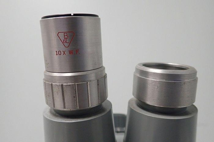 Used Bausch & Lomb 0.7X-3X Stereo Zoom Microscope with (1) 10X W.F. Eyepiece