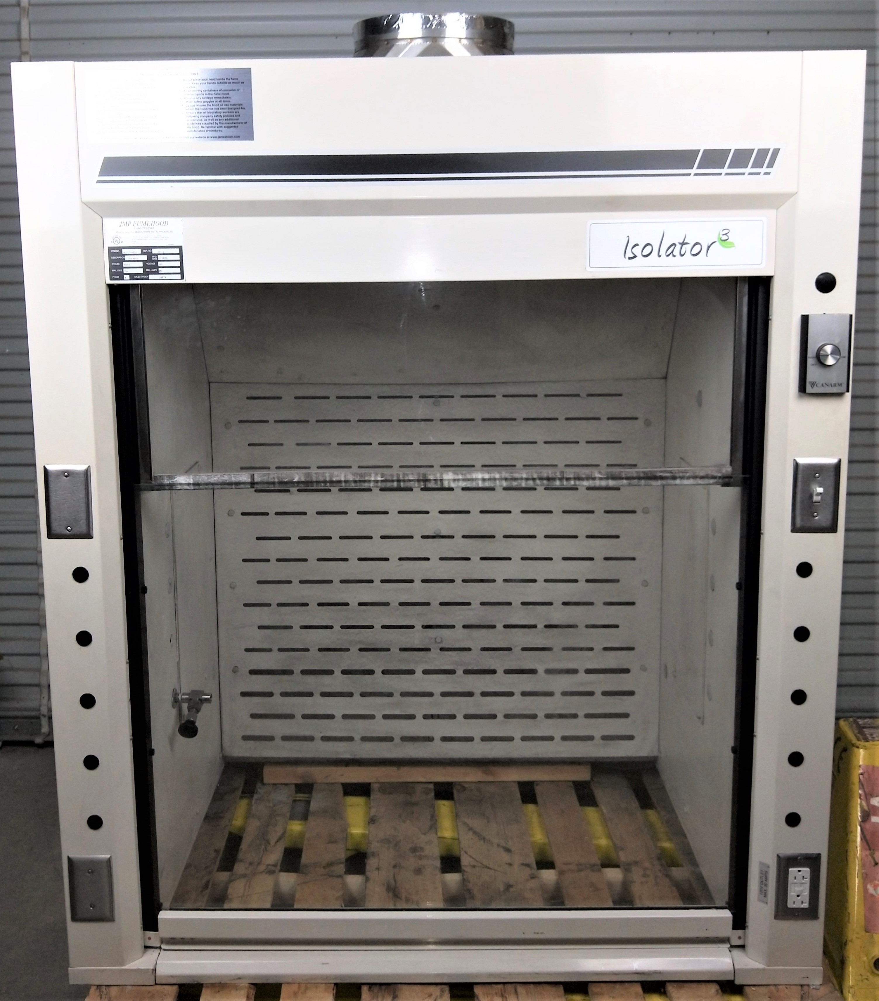 Used JMP Isolator F-350 Series 4-Ft Fume Hood