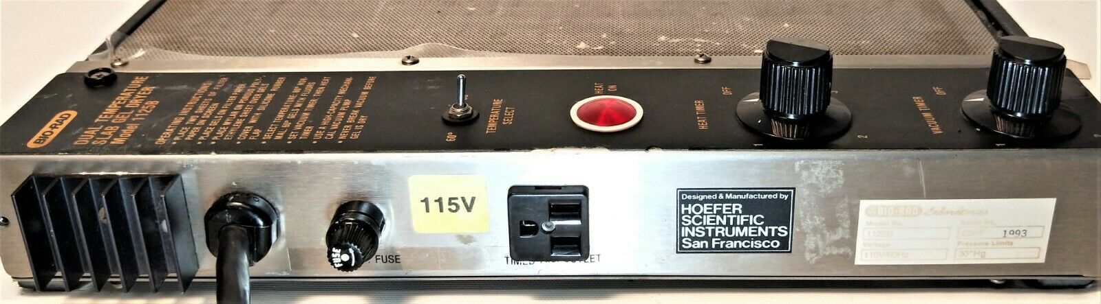 Used BioRad 1125B Gel Slab Dryer