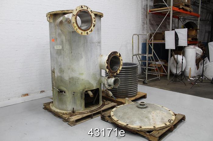 Used Voith Size 20 Pressure Screen, Stainless Steel Housing #43171