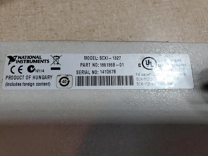 Used National Instruments NI SCXI-1327 High-Voltage Attenuator Terminal Block (J1)