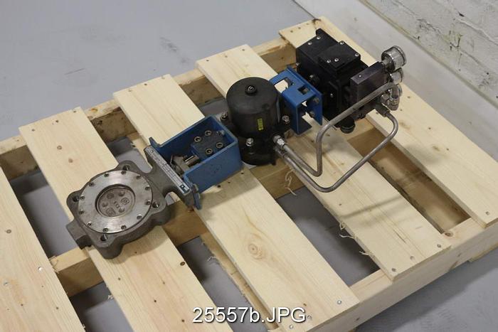 Used Neles Jamesbury 815L-11-3600TT 3" Air Operated Butterfly Valve #25557