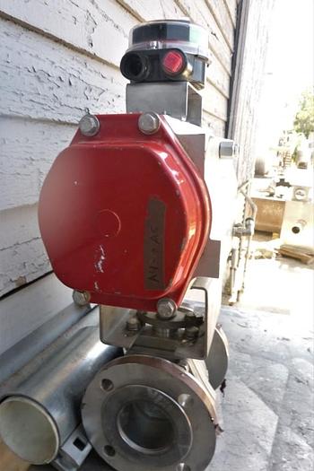 Used Valve, Ball, Actuated, S/st, Flow Tek, Mdl F15-3" #C744066
