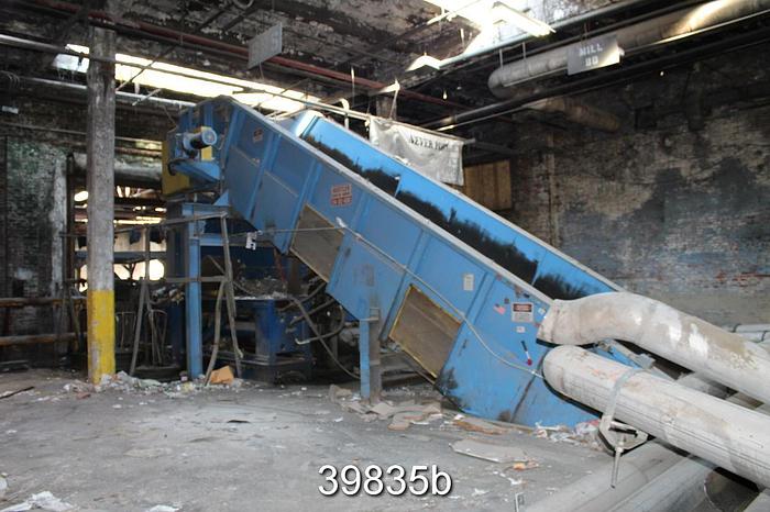Used Loose News Sorting Line and Conveyor System #39835