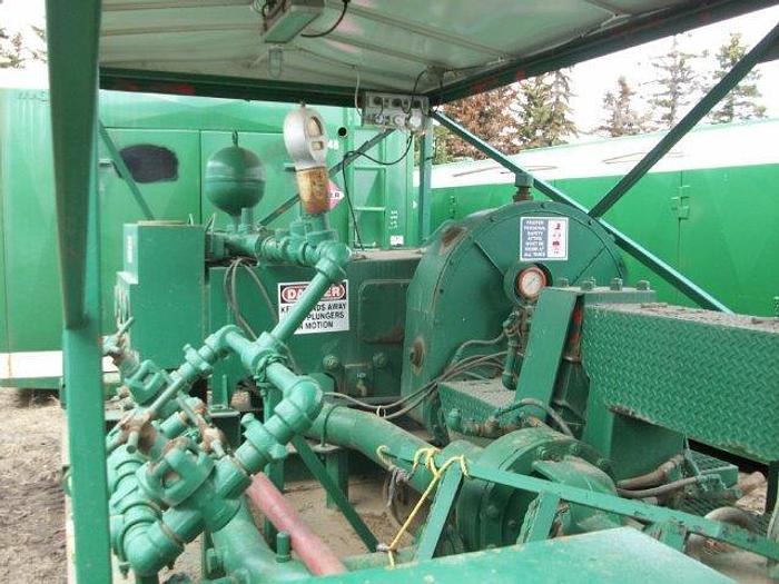 Used Oilwell S-856-10, (Formerly S-824-10) 5x8 Triplex Mud Pump Package