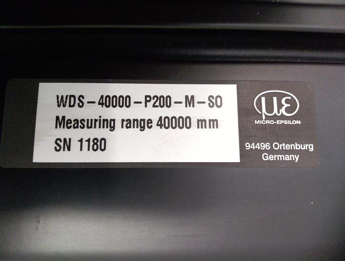 Wegmesssystem WDS-40000-P200-M-S0, Micro Epsilon,  neu