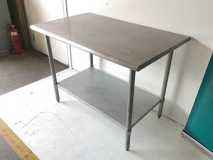 Used 4′ long Stainless Kitchen Table