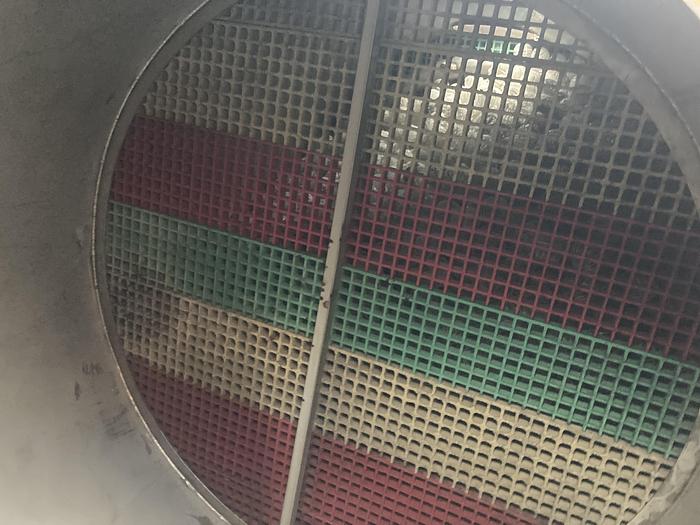 Used Used approximately 750 cu. Ft. 304 stainless steel air scrubber