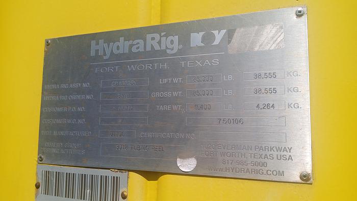 Used 2006 Reel Trailer, HydraRig