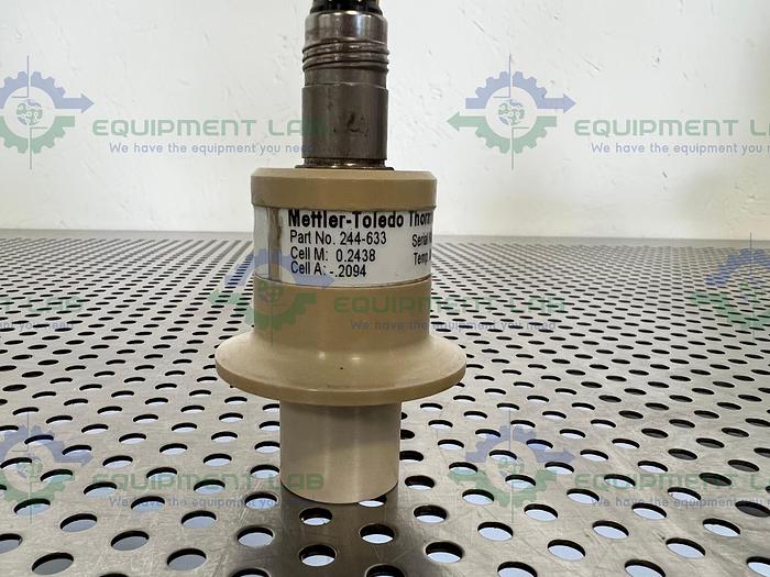 Used Mettler Toledo  244-633 Conductivity Electrode / Sensor 1.5 Inch Tri-Clamp Fitting