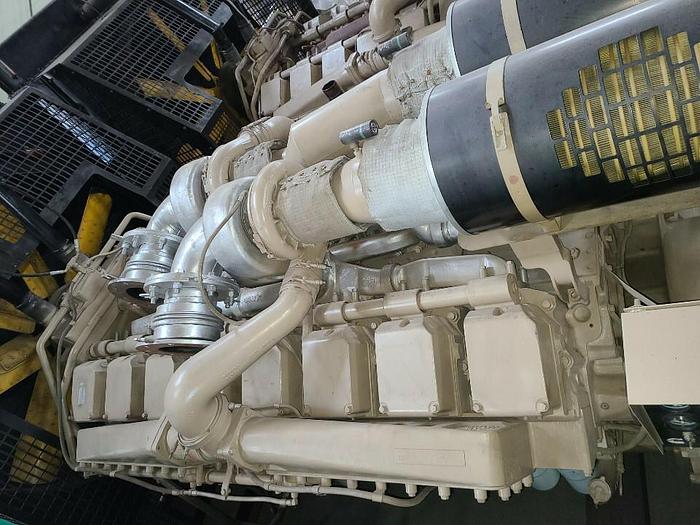 Used Cummins KTA50-G3 very low hours generator sets.