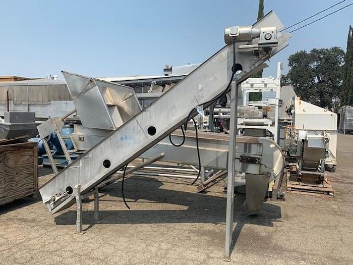 Used 12' Long' x 12" Wide Stainless Steel Elevator