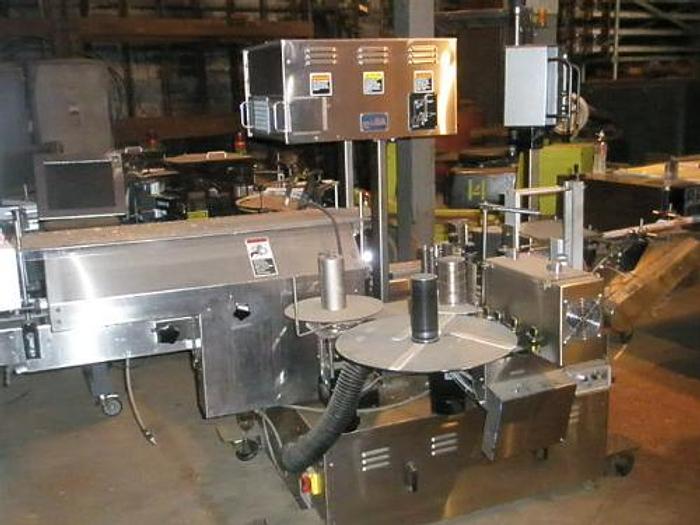 Used Labeler, Pressure Sensitive, New Jersey, Mdl 33YRSP, Vials #S735113