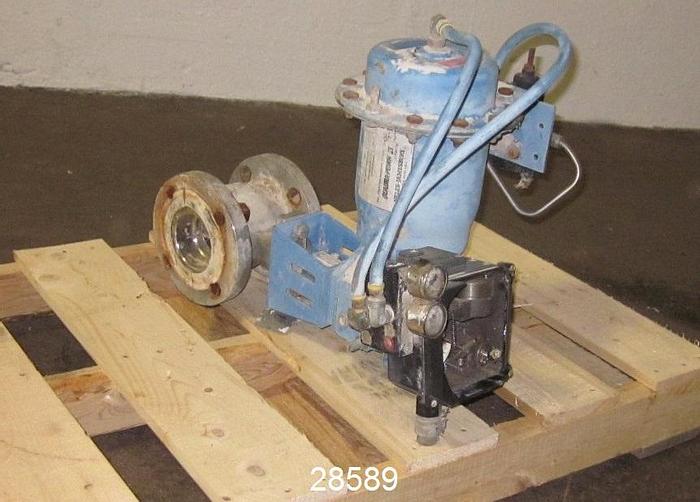 Used Neles Jamesbury R21CB03CCJL VBall Valve, 3", CG8M Body #28589