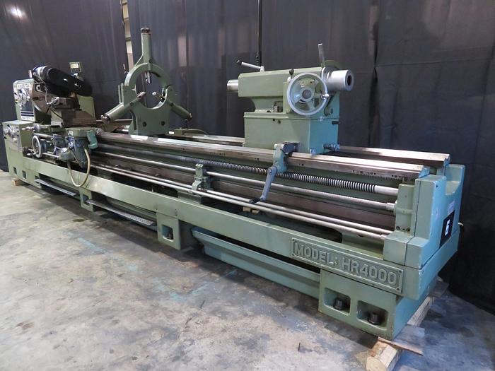 Used Kingston HR-4000 34" x 160" Heavy Duty Engine Lathe