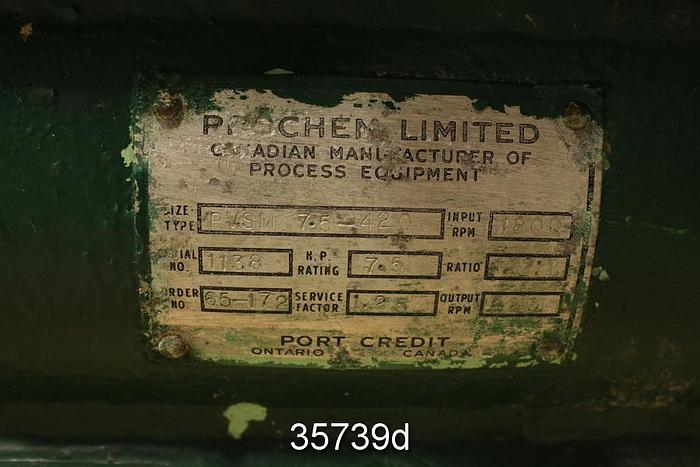 Used Prochem PVSM 7.5-420 Side Agitator #35739