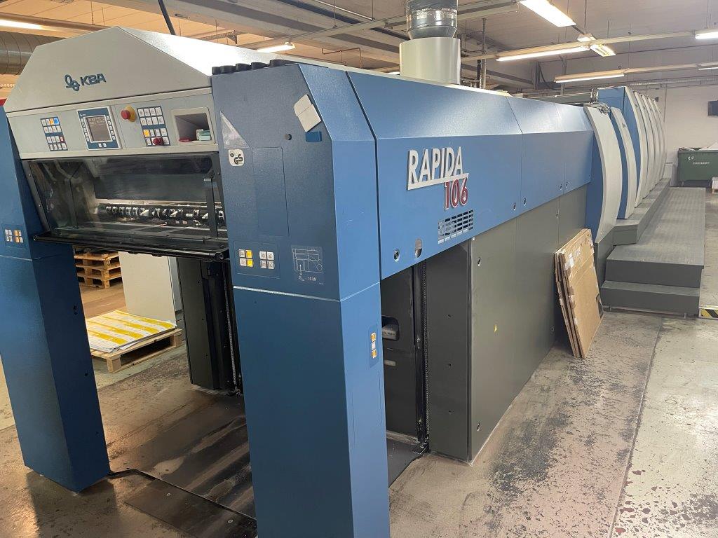 KBA (Koenig & Bauer) printing press Rapida 1065+LV (2014)