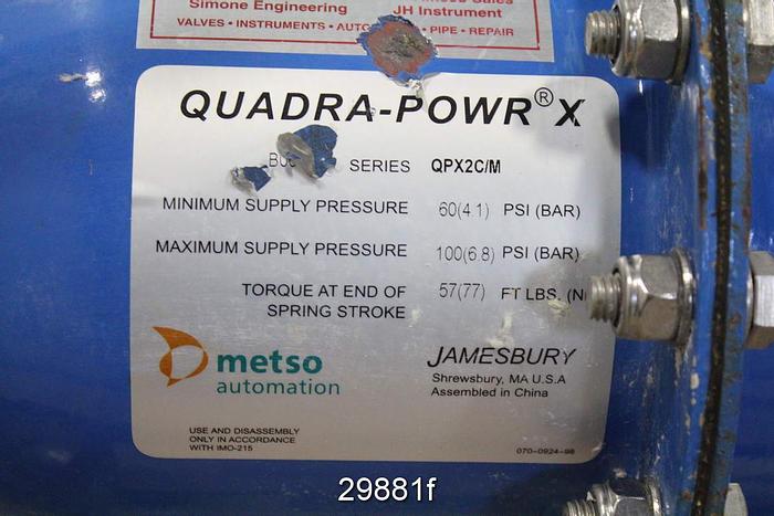 Used Neles Jamesbury 7150313600TTT2 3" Ball Valve #29881
