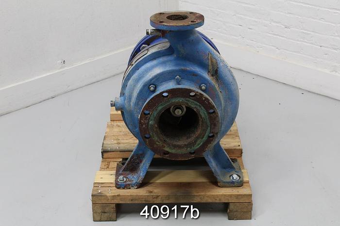 Used Goulds 3175 3x6x12, Iron Casing, 3-Vane SS Impeller #40917