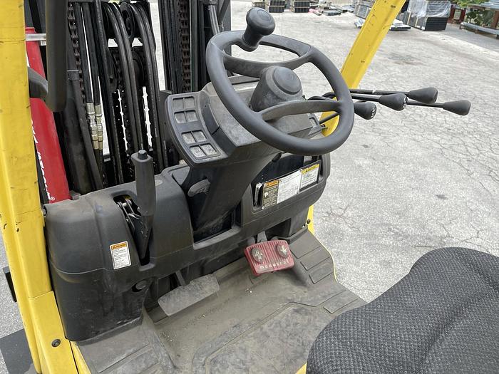 Used 8,000 POUND HYSTER MODEL S80FTBCS MFG. 2013 5,700 HOURS WITH FORKS