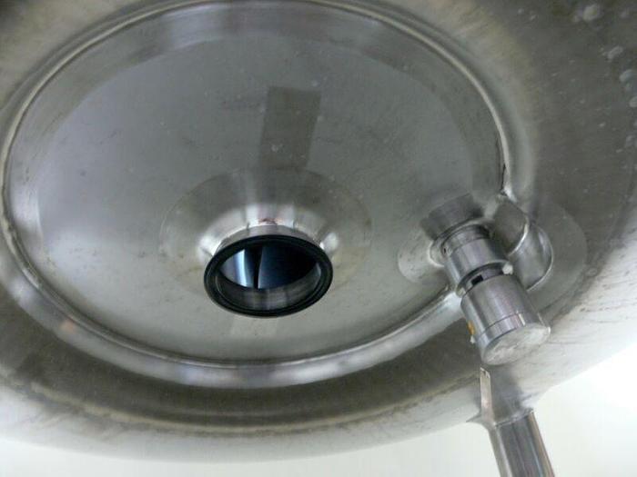 Used Feldmeier 600 Gallon Stainless Steel Insulated Holding Tank w/ Center Drain