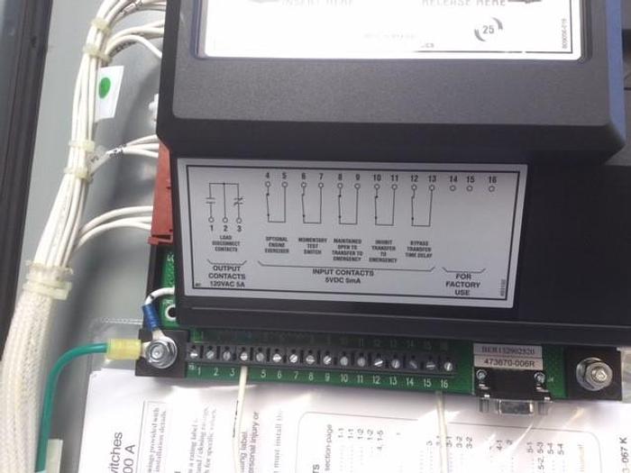 2018 ASCO 400AMP Seraies 300 480 Volt