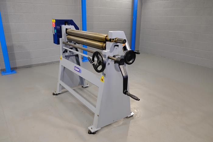 UZMA RS model Hand operated geared Bending rollers 90mm diameter