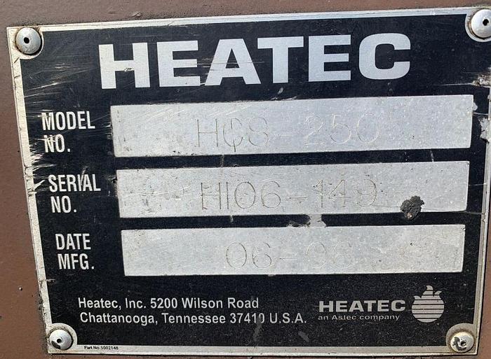 HEATEC HCS-250 Hot Oil Boiler