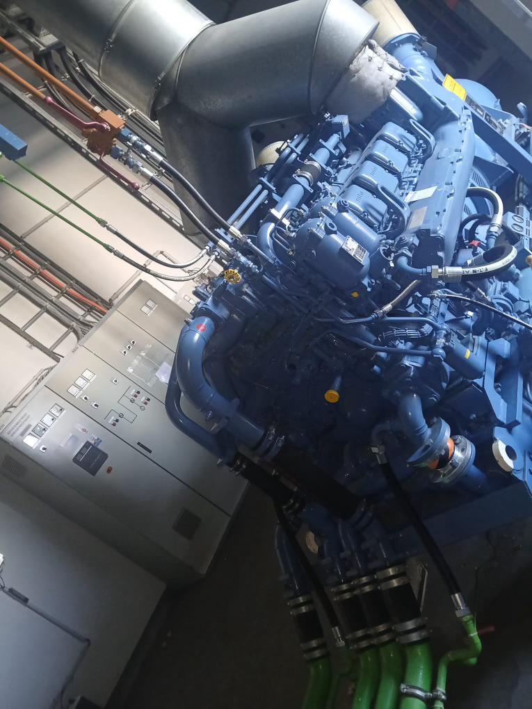 Used 1993 MTU 8V396TB34R / AEG DIESEL GEN.SET 815 KVA