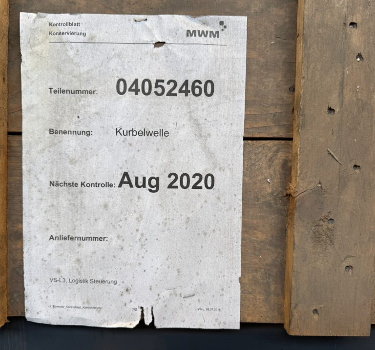 CRANKSHAFT P/N 04052460 FOR DEUTZ BA6M816