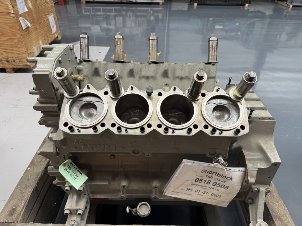 Used MWM TBD 234-V8 SHORT BLOCK RECONDITIONED