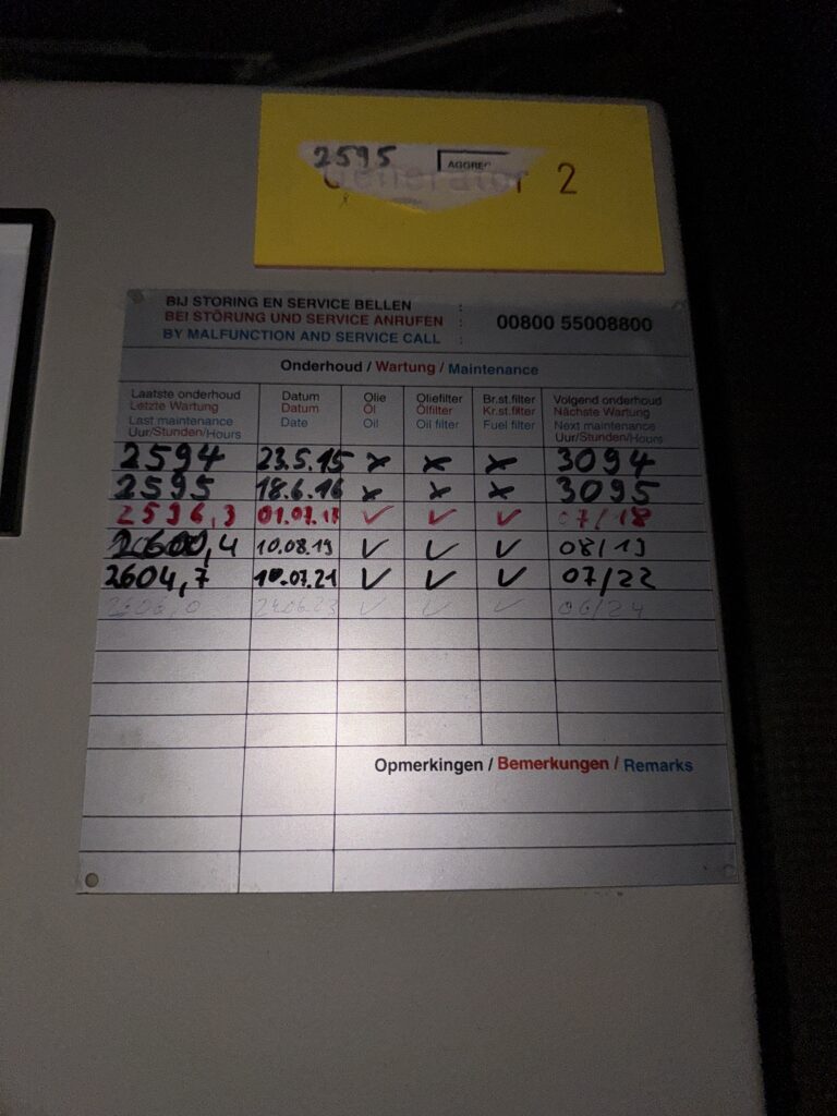 Used 1994 CATERPILLAR D3516B / CAT. SR-4 DIESEL GEN. SET 2000 KVA