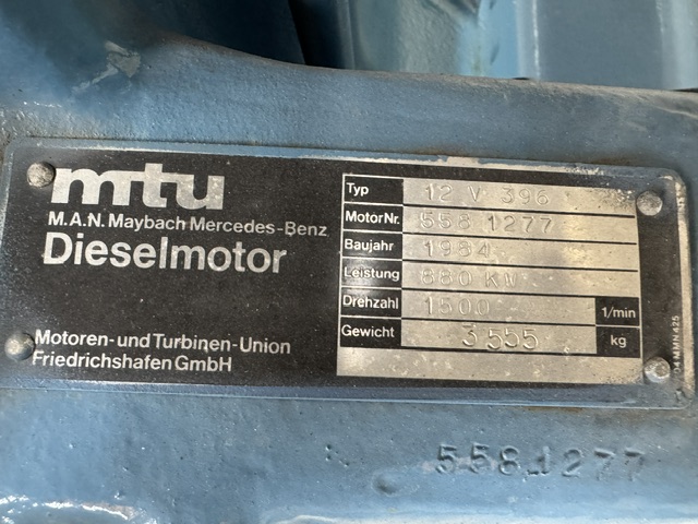 Used MTU 12V396