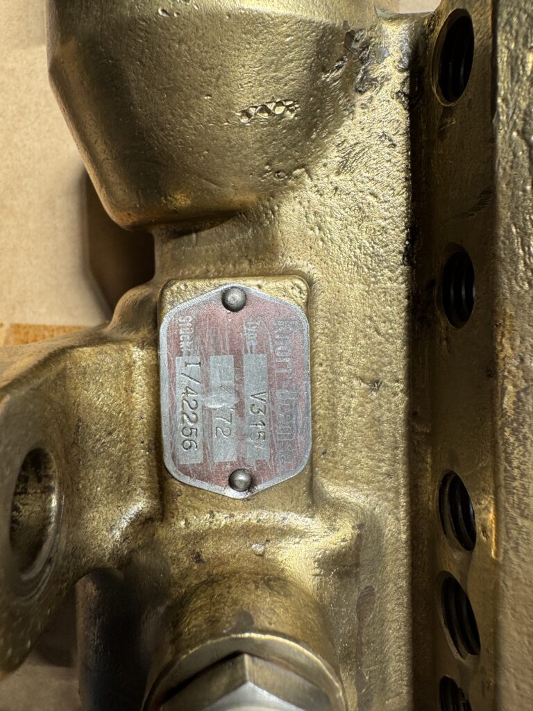 Used START MASTER VALVE P/N 12151998 FOR MWM TBD 500/501/510