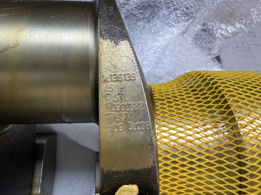 Used CRANKSHAFT MWM TBD 604-BV8 - P/N 12135135