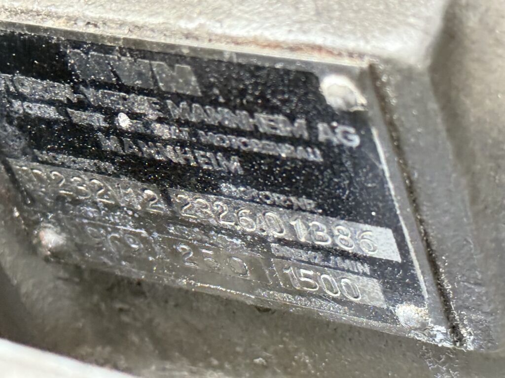 Used MWM TD 232-V12 / REM GEN.SET 210 KVA