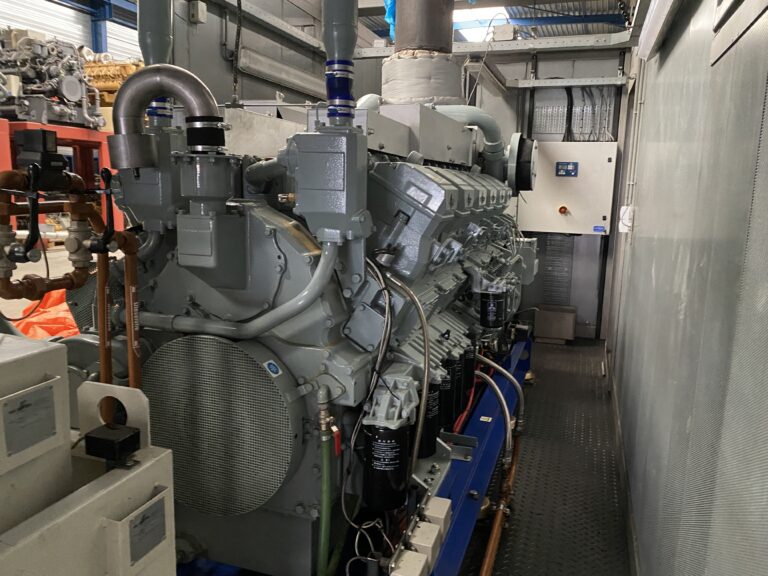 Used 2009 Mitsubishi S12R / Leroy Somer diesel gen.set 1250 KVA