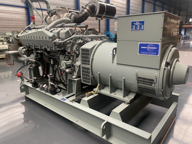 Used 2009 Mitsubishi S12A2-PTA / Stamford Gen set 810 KVA