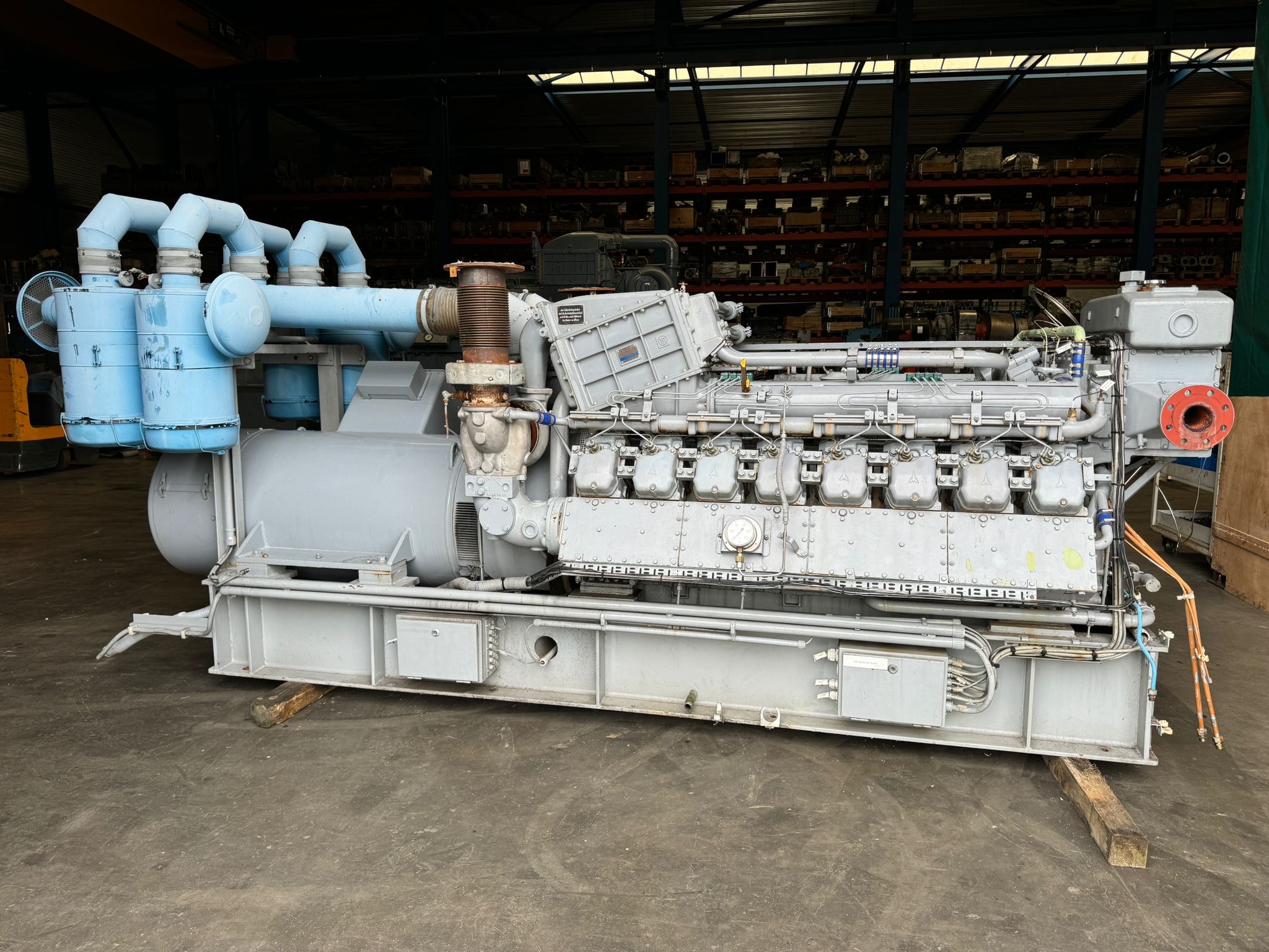 Used DEUTZ BA16M816 / PILLER NKT 630-4 / 640 KVA