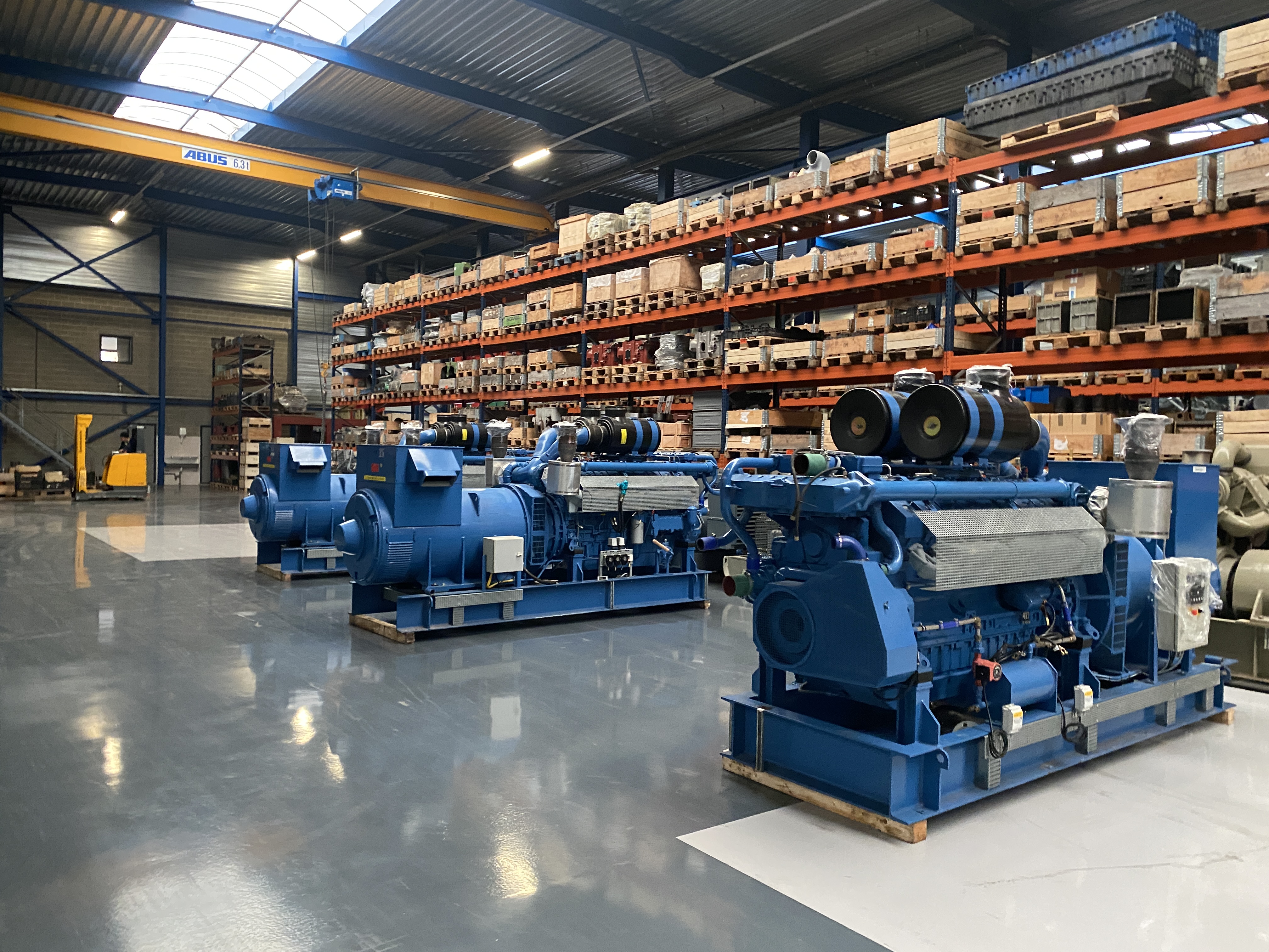 Used 2000 DEUTZ TBD 616-V16 / STAMFORD GEN. SET 800 KVA