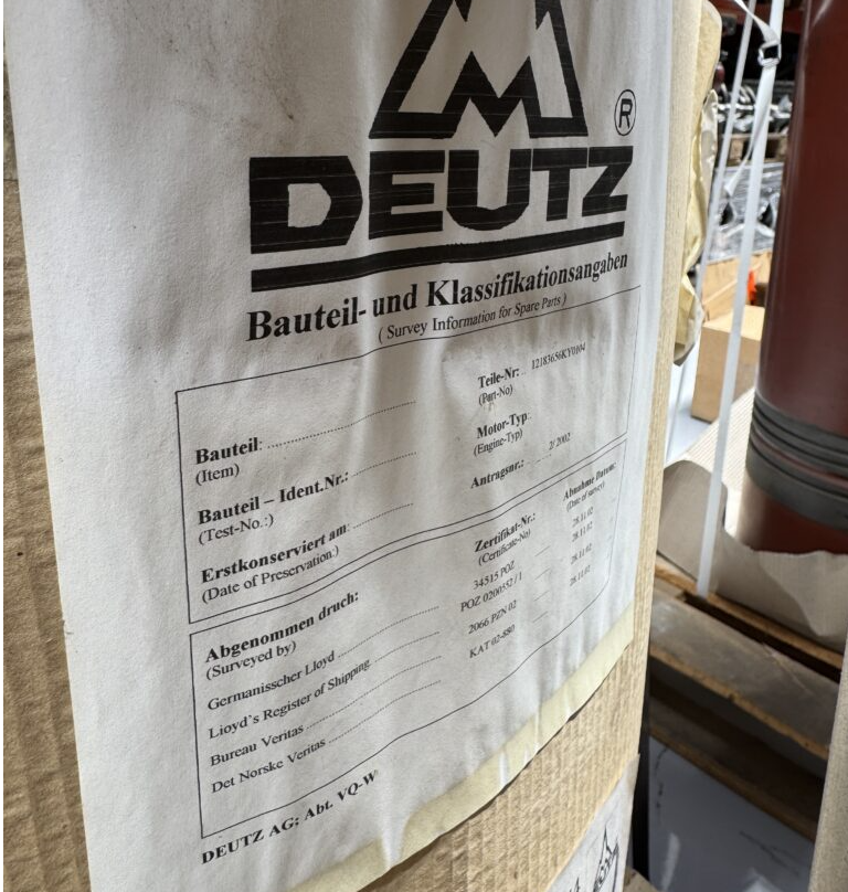 CYLINDER LINER P/N 12183656 MWM TBRHS 345