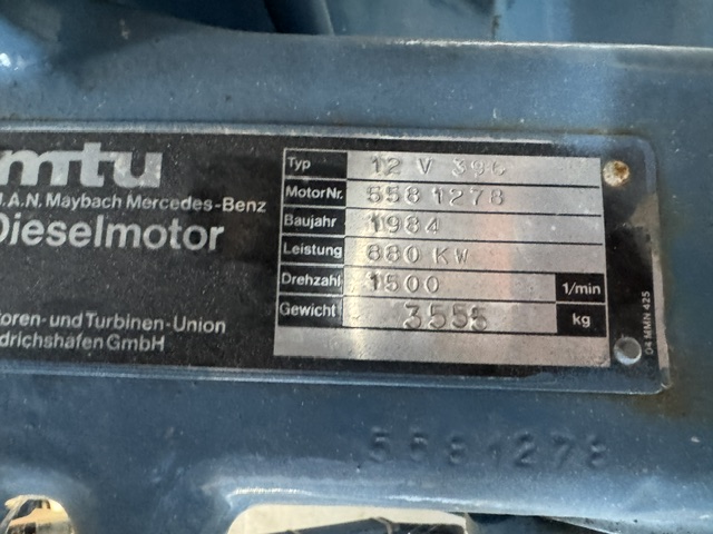 Used MTU 12V396