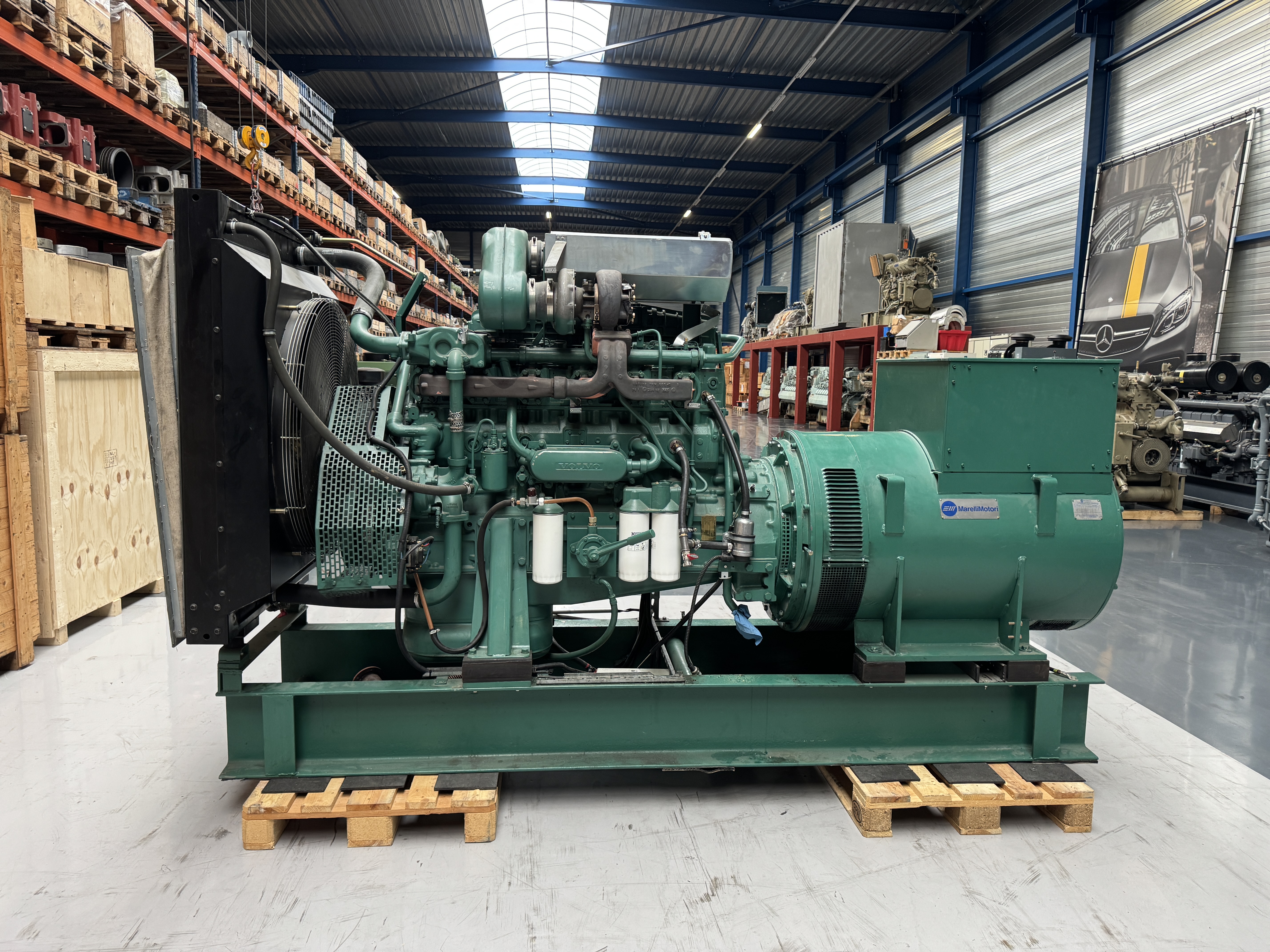 Used VOLVO TWD1630G / MARELLI DIESEL GEN.SET 470 KVA