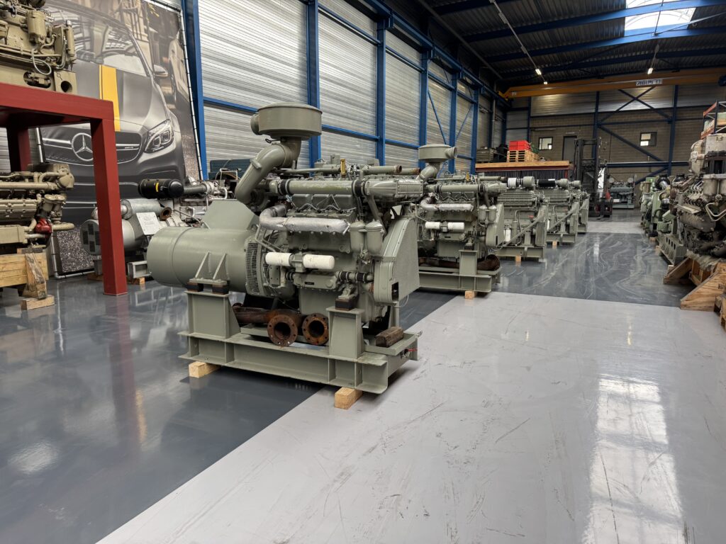 Used MWM TBD 234-V6 / AEG GEN.SET 165 KVA