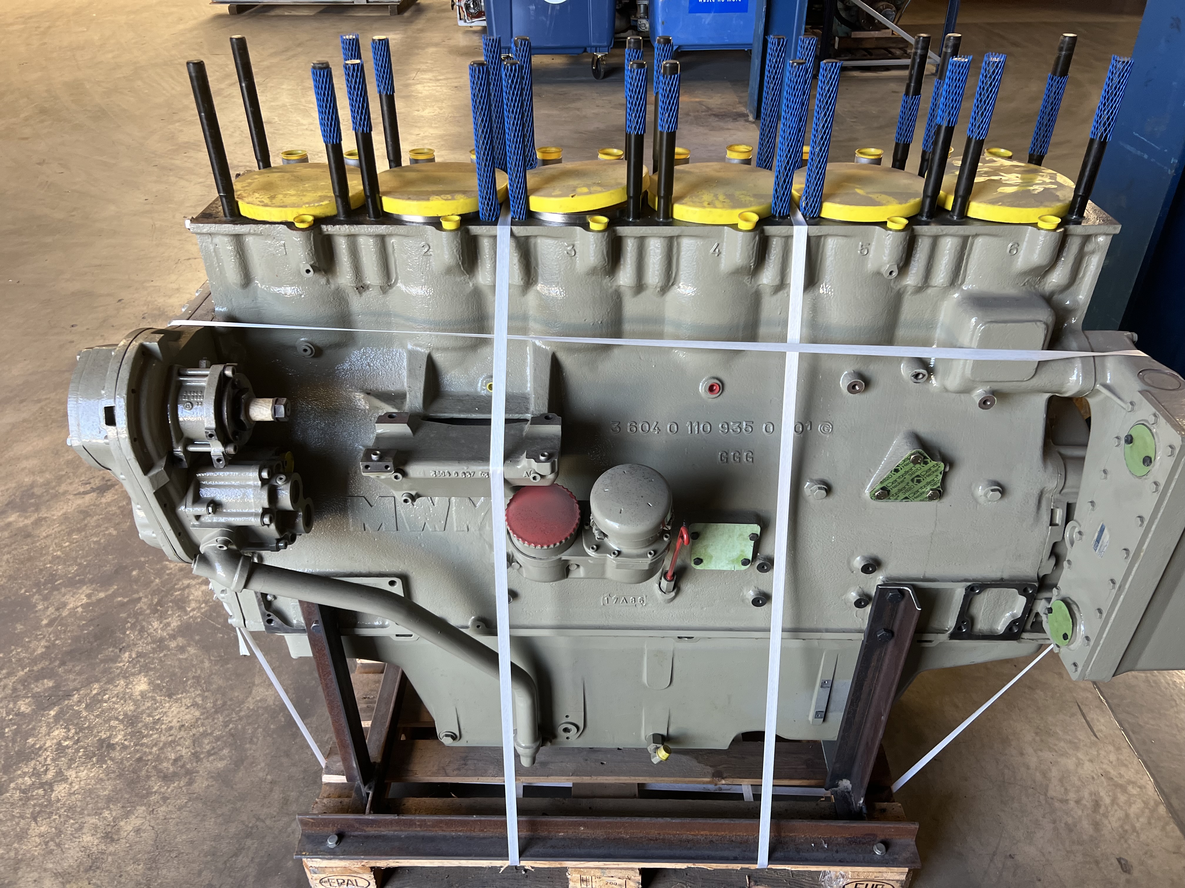 Used MWM DEUTZ TBD 604-BL6 SHORTBLOCK