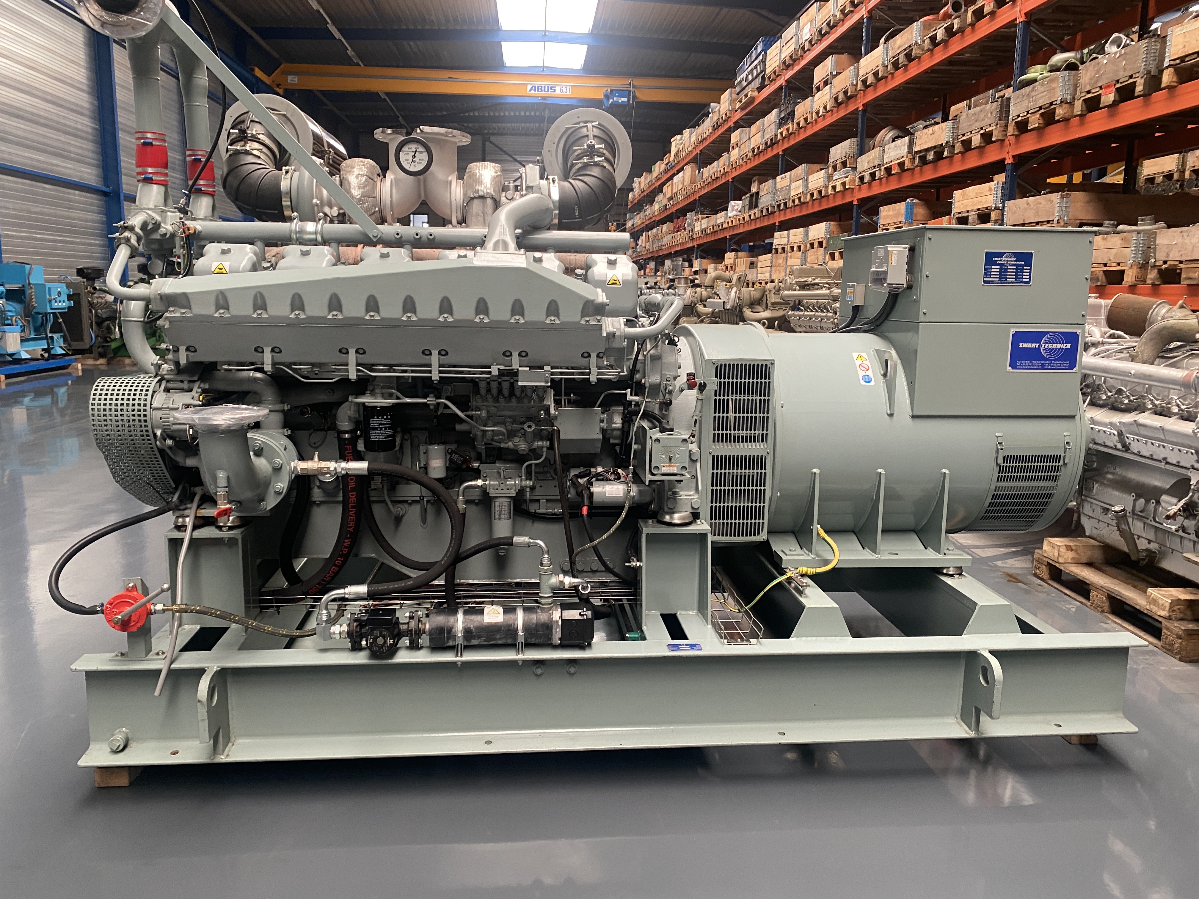 Used 2009 Mitsubishi S12A2-PTA / Stamford Gen set 810 KVA